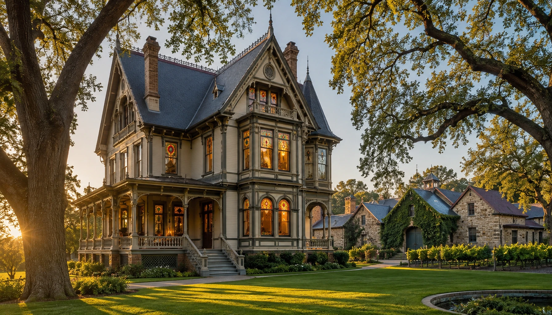 Beringer — the stained-glass elder of the Napa Valley