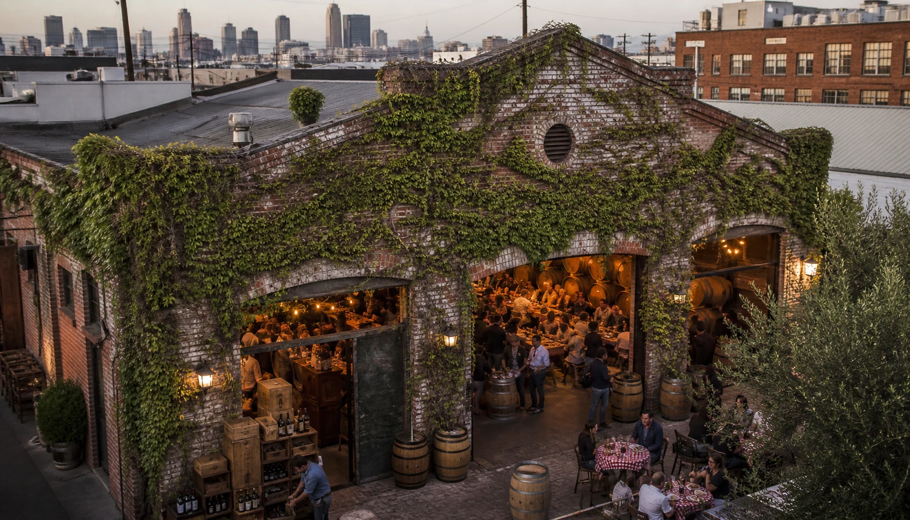 San Antonio Winery — a century of Los Angeles wine behind one brick doorway