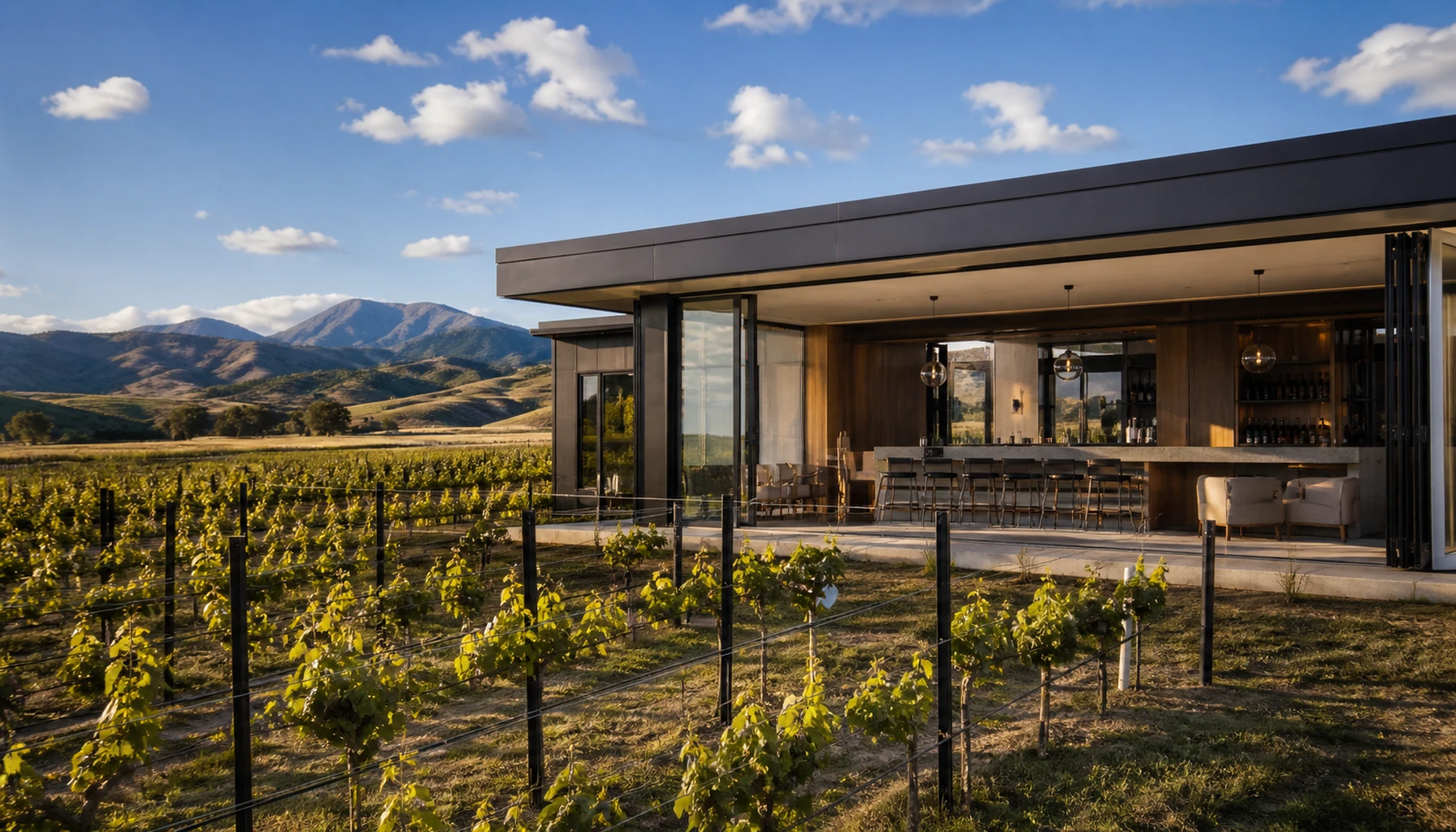 Akash Winery &mdash; a newer room with something to prove.
