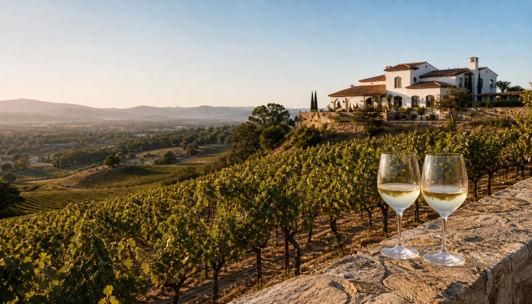 Masia de la Vinya &mdash; Garnacha, Albarino, and a hilltop to drink them on.
