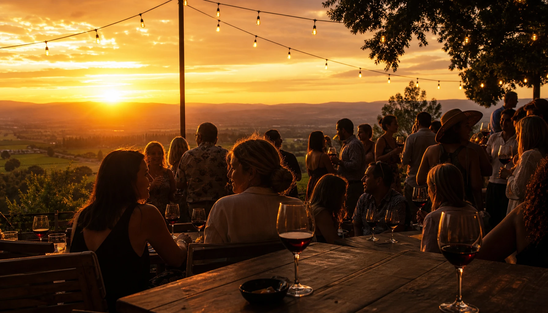 Miramonte Winery &mdash; Rhone varieties and a hillside terrace.